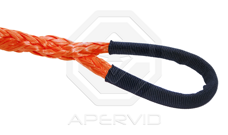 Braided loop PB-APERVID110PU-PROFI – UHWMPE Dyneema® with polyurethane coating, diameter 0.39 inch (10 mm)